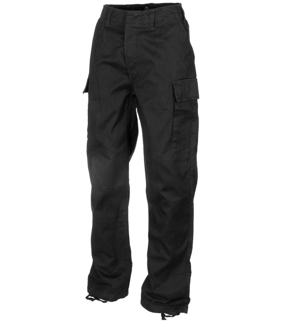 Pantalon moleskine noir délavé