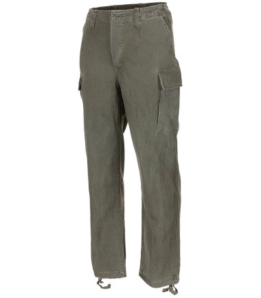 Pantalon moleskine Kaki délavé
