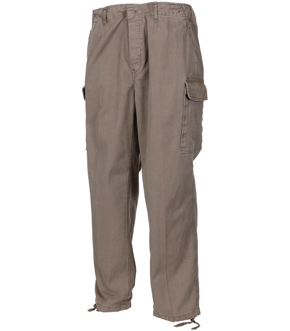 Pantalon moleskine Kaki délavé Grandes tailles &nbsp;