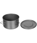 Popote en Titane, grand modèle avec couvercle 1.95 L