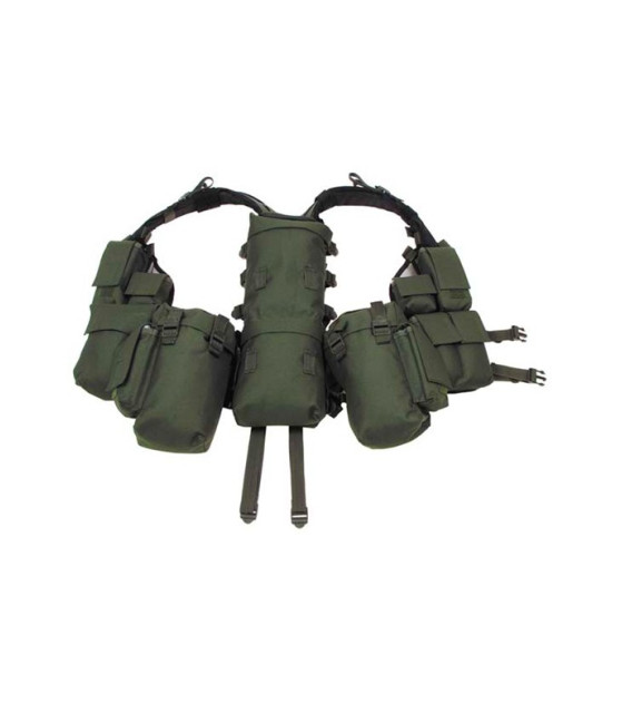 Gilet tactical kaki, nombreuses de poches - Surplus militaire