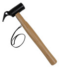 maillet, camping, métal, manche en bois, ca. 30 cm - Surplus militaire