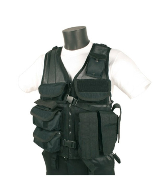 Gilet force intervention noir - Surplus militaire