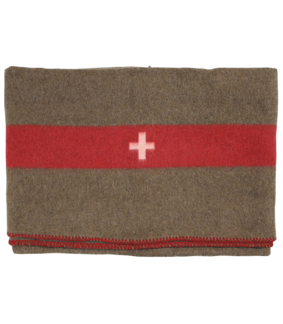 Couverture suisse, brun, 200 x 150 cm, 600g/m² - Surplus militaire