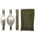 set "Camping", pliant, kaki poignee - Surplus militaire