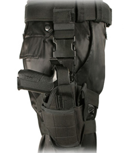 Holster militaire noir, Tactical de cuisse - Surplus militaire