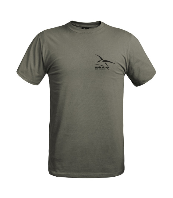 T-shirt Strong Armée de l'Air & de l'Espace vert olive A10 Equipment