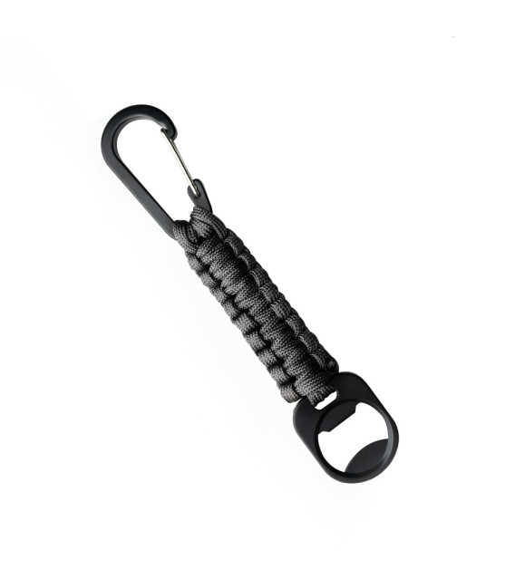 Porte-clés paracorde décapsuleur Noir A10 Equipment