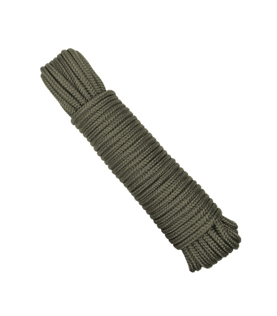 Paracorde Expédition L. 15 m x Ø 5 mm vert olive