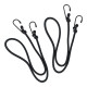 Lot de 2 sandows Expédition L. 75 cm x Ø 6 mm Noir A10 Equipment