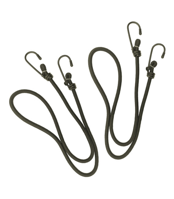 Lot de 2 sandows Expédition L. 75 cm x Ø 6 mm Vert Olive A10 Equipment