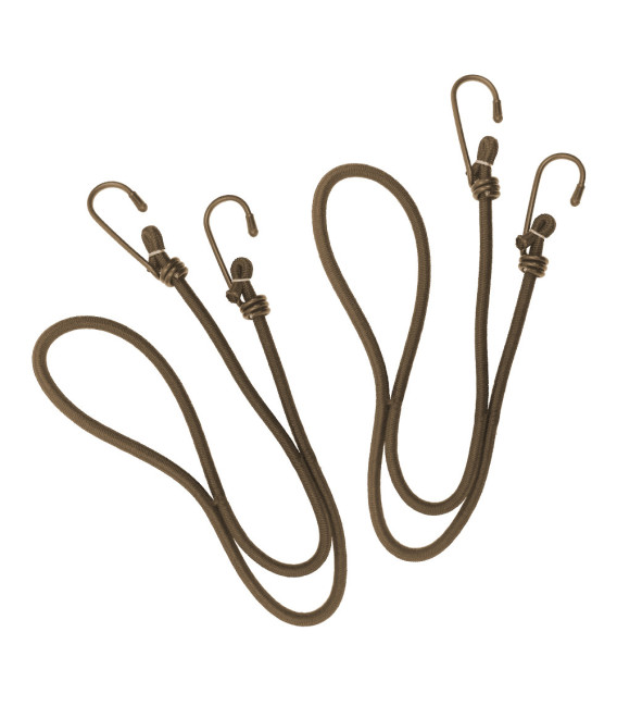 Lot de 2 sandows Expédition L. 75 cm x Ø 6 mm Tan A10 Equipment