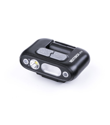 Lampe rechargeable fixation clip UT31 - éclairage blanc et rouge + strobe rouge/bleu - 220 lumens Nextorch