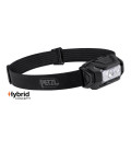 Lampe frontale Hybrid Aria 1 noir - éclairage blanc, rouge, vert et bleu - 350 lumens Petzl