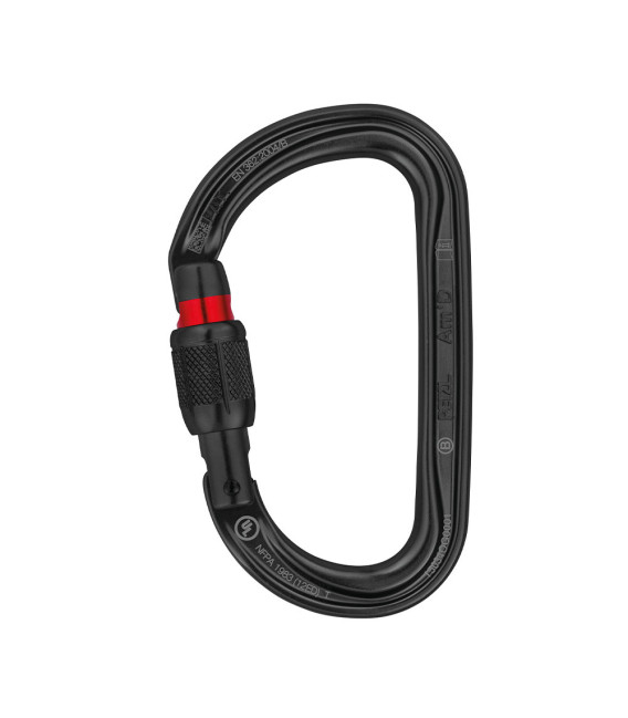Mousqueton asymétrique léger Am'D à verrouillage Screw-Lock Petzl