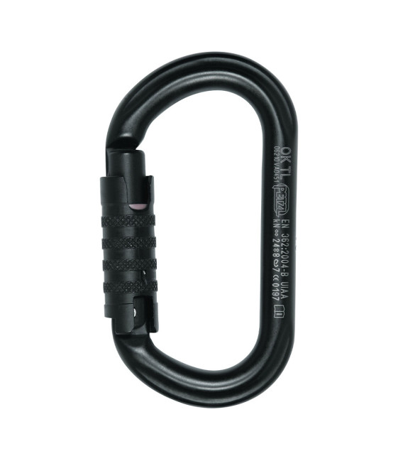 Mousqueton ovale léger OK à verrouillage Triact-Lock Petzl