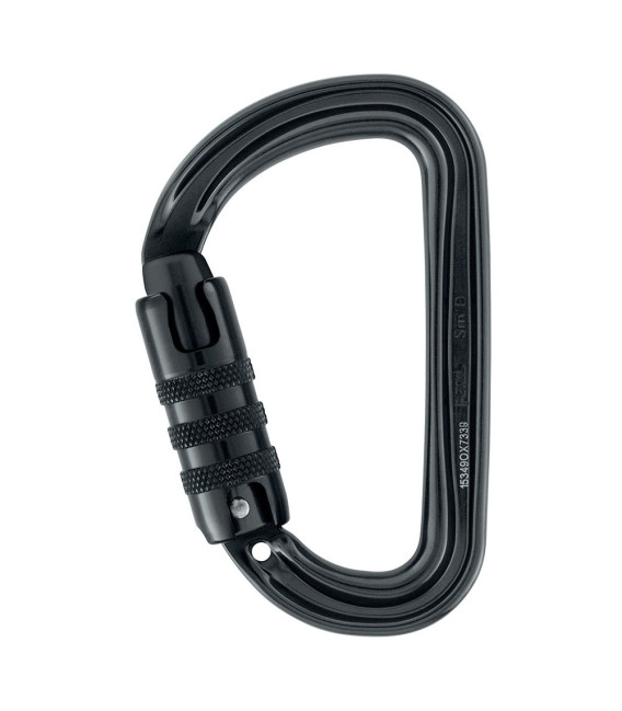 Mousqueton asymétrique ultra-léger Sm'D à verrouillage Triact-Lock Petzl