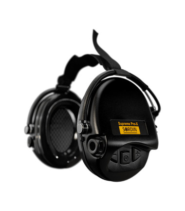Casque anti-bruit Suprême Pro-X noir serre-nuque noir Sordin
