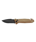 Couteau de poche Cac serration PA6 Vengeur Edition tan TB Outdoor