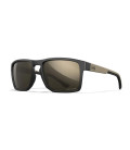 Lunettes de protection balistique Founder noir / tan verres tungsten mirror Wiley X