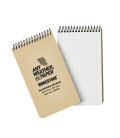Carnet tout-temps 100 pages 76 x 130 mm tan Modestone