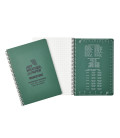 Carnet tout-temps 100 pages 148 x 210 mm vert olive Modestone
