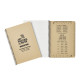 Carnet tout-temps 100 pages 148 x 210 mm tan Modestone