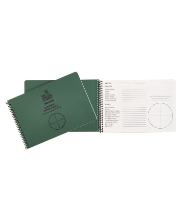 Carnet de bord tout-temps spécial sniper 148 x 210 mm vert olive Modestone