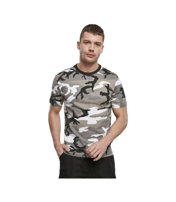 T-Shirt Camouflage Urban gris Brandit