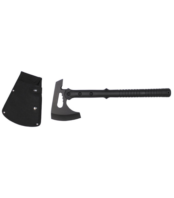 Tomahawk, "Tactical", noir, manche ABS, gaine nylon - Surplus militaire