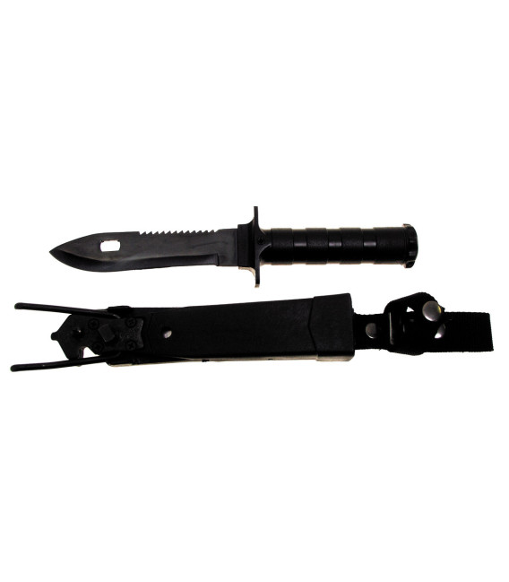 couteau survie, "Boyscout", noir - Surplus militaire