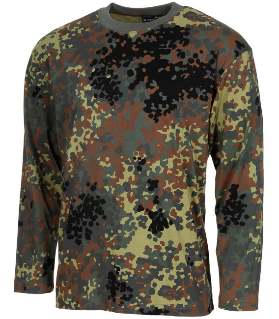 T-Shirt US à manches longues Flecktarn 170 g/m²