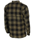 Chemise bûcheron à carreaux Kaki Fox Outdoor