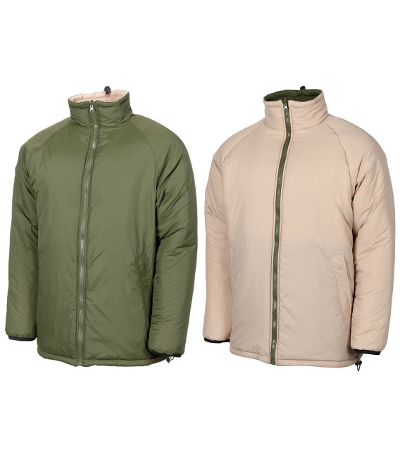 Veste thermique réversible GB grandes tailles Kaki M.F.H.