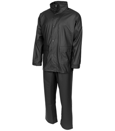 Ensemble de pluie Premium 2 pièces Noir M.F.H.