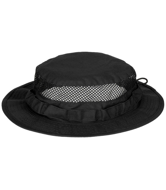 Chapeau de Brousse Mesh Boonie Noir M.F.H.