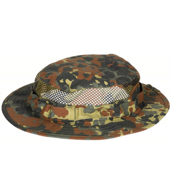 Chapeau de Brousse Mesh Boonie Camouflage - Flecktarn (DE) M.F.H.