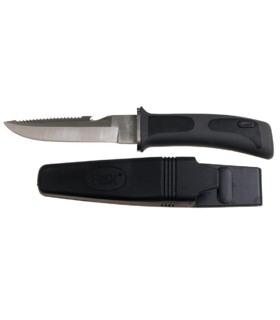 couteau de plongée, holster de cuisse, noir - Surplus militaire