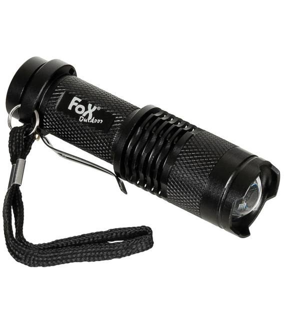 Lampe torche Mini Noir Fox Outdoor