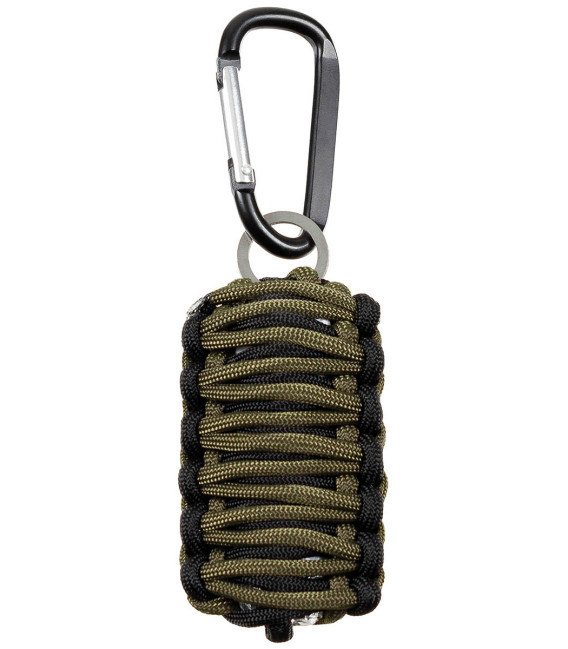 Kit de survie militaire paracorde Kaki M.F.H.
