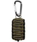 Kit de survie militaire paracorde Kaki M.F.H.