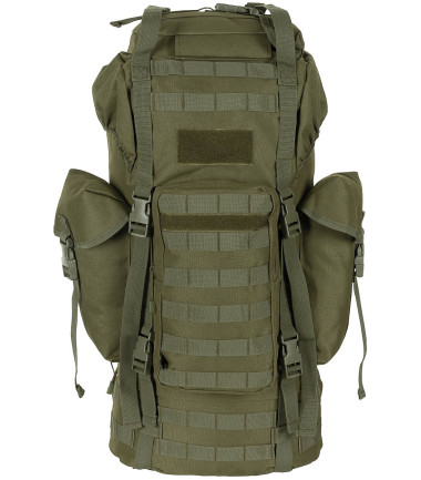 Sac à dos Combat BW MOLLE Renfort en alu 65 L Kaki M.F.H.