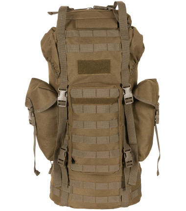 Sac à dos Combat BW MOLLE Renfort en alu 65 L Coyote M.F.H.
