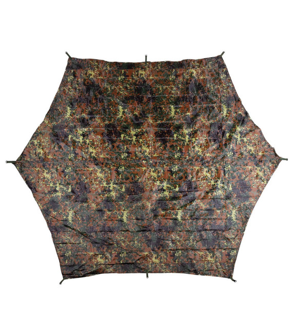 Bâche HEXAGON-TARP 340 x 310 cm Camouflage - Flecktarn (DE) M.F.H.