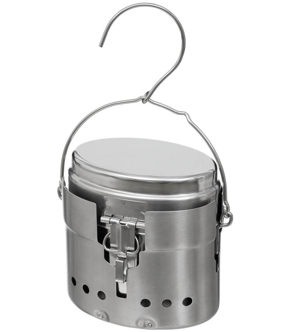 Gamelle suédoise M40, Inox, 3 pièces Inox M.F.H.