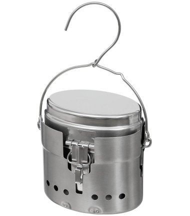 Gamelle suédoise M40, Inox, 3 pièces Inox M.F.H.