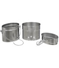 Gamelle suédoise M40, Inox, 3 pièces Inox M.F.H.