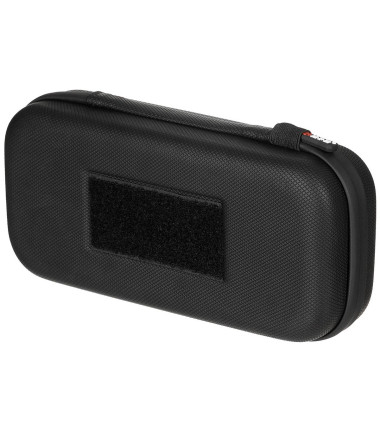Étui rigide avec passants auto-agrippants (grand) Noir M.F.H.