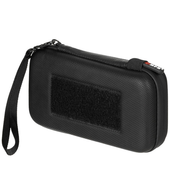 Étui rigide avec passants auto-agrippants (petit) Noir M.F.H.