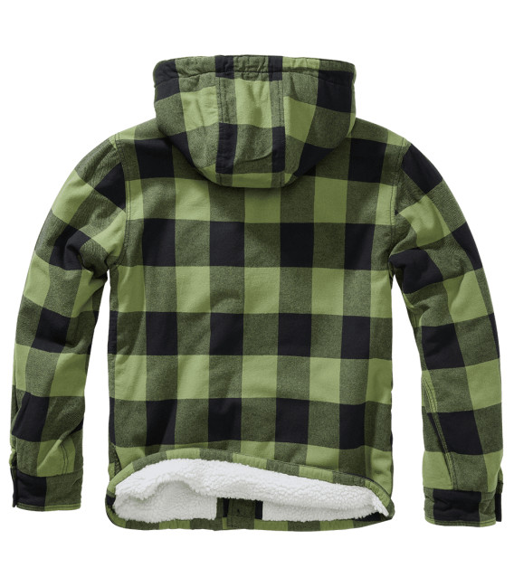 Veste Bûcheron à Carreaux Pour Homme - Capuche Matelassée - Polyester Doux - Taille S à 5XL - Hiver, Travail, Plein Air